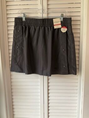 NWT Aeropostale Sport Charcoal Buttoned Skort